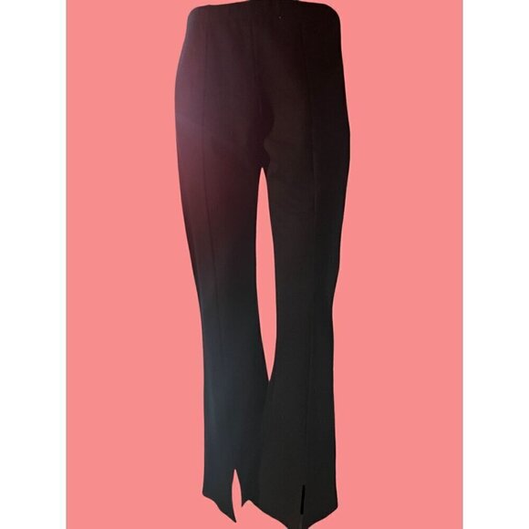 nwt black clara sun woo pants split hem size 1x - Picture 5 of 15